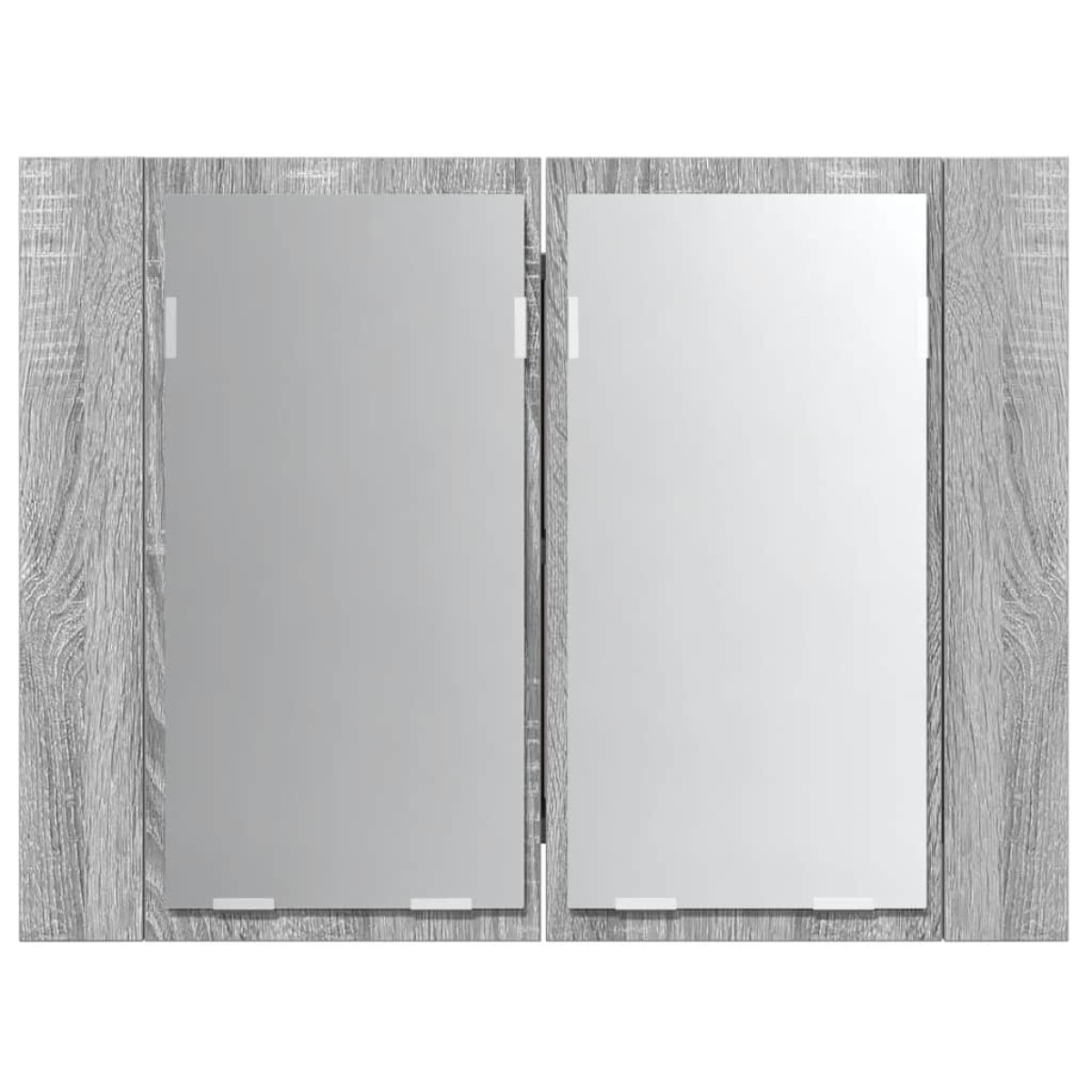 vidaXL Έπιπλο Καθρέφτη με LED Γκρι Sonoma 60x12x45 εκ. Επεξ. Ξύλο