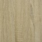 vidaXL Γραφείο με Ράφια Sonoma Δρυς 102x45x148 εκ. Επεξεργασμένο Ξύλο
