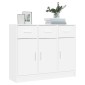 vidaXL Μπουφές Λευκός 91 x 28 x 75 εκ. από Επεξεργασμένο Ξύλο