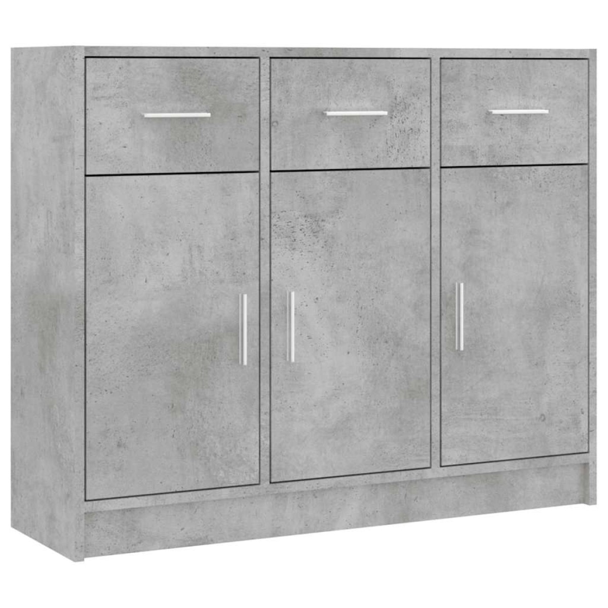 vidaXL Ντουλάπι Γκρι Σκυροδέματος 91 x 28 x 75 εκ. Επεξεργασμένο Ξύλο