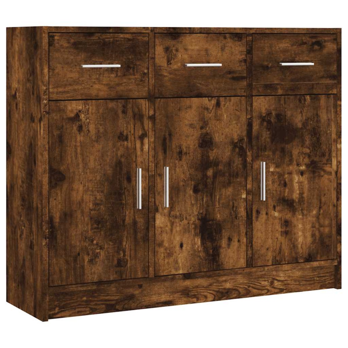 vidaXL Συρταριέρα Καπνιστή Δρυς 91 x 28 x 75 εκ. από Επεξεργ. Ξύλο