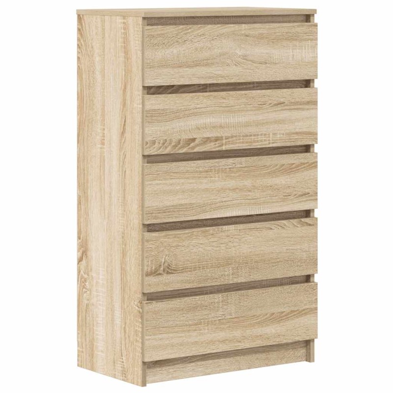 vidaXL Συρταριέρα Sonoma Δρυς 60x36x103 εκ. από Επεξεργασμένο Ξύλο