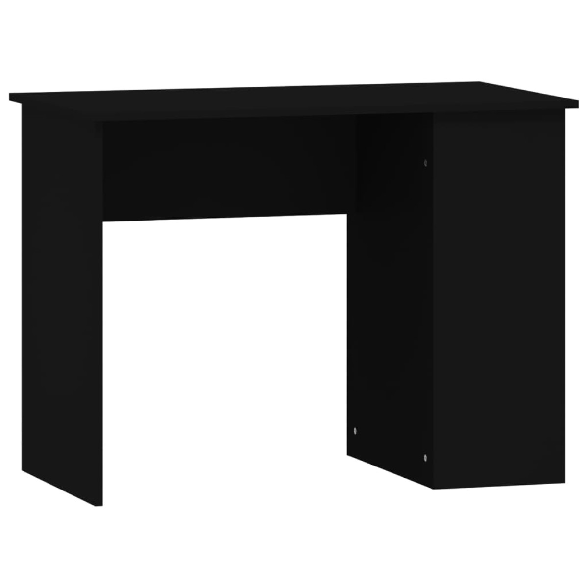 vidaXL Γραφείο Μαύρο 100 x 55 x 75 εκ. από Επεξεργασμένο Ξύλο