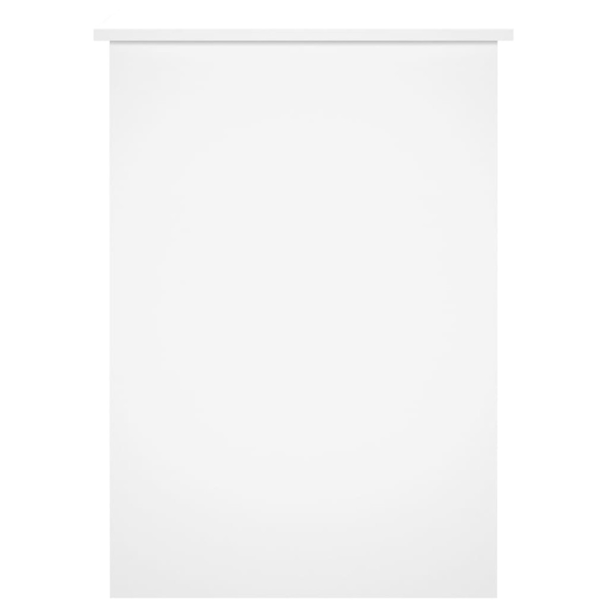 vidaXL Γραφείο Γυαλιστερό Λευκό 100x55x75 εκ. Επεξεργασμένο Ξύλο