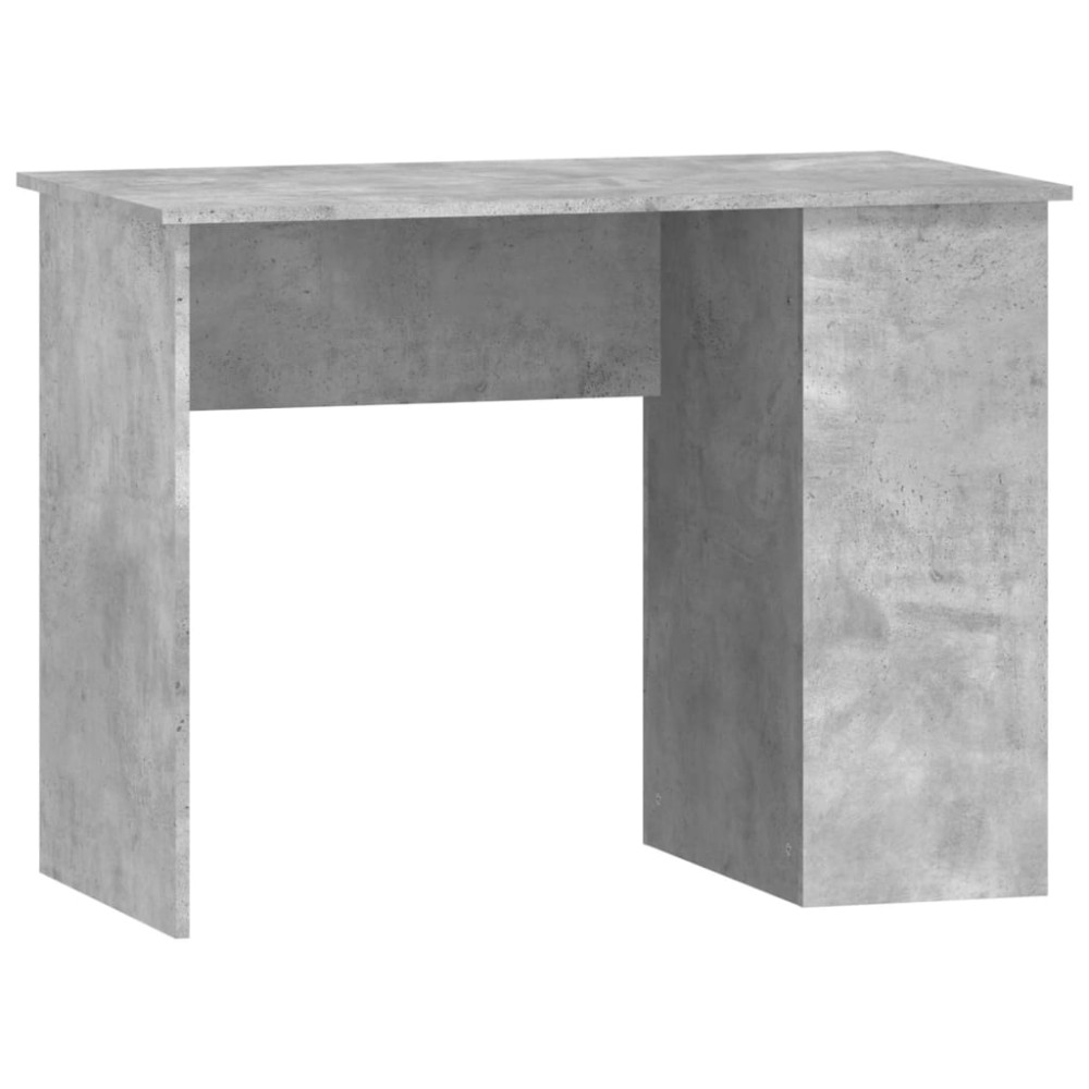 vidaXL Γραφείο Γκρι Σκυροδέματος 100x55x75 εκ. Επεξεργασμένο Ξύλο