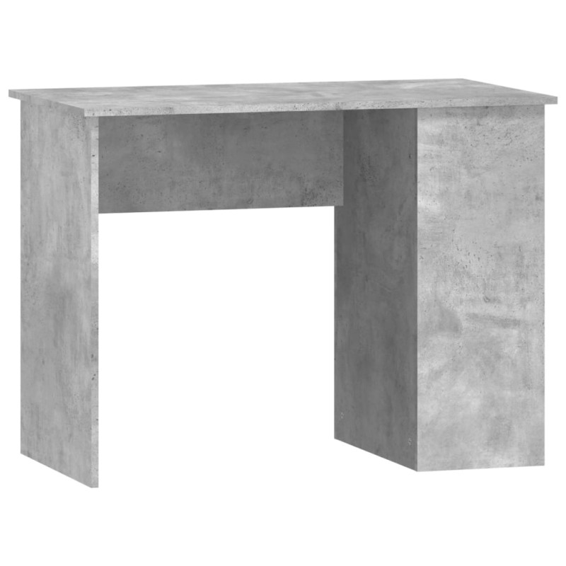 vidaXL Γραφείο Γκρι Σκυροδέματος 100x55x75 εκ. Επεξεργασμένο Ξύλο