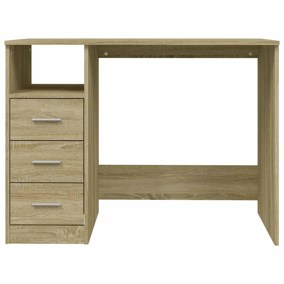 vidaXL Γραφείο με Συρτάρια Sonoma Δρυς 102x50x76 εκ Επεξεργασμένο Ξύλο