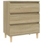 vidaXL Συρταριέρα Sonoma Δρυς 60x35x70 εκ. Επεξεργασμένο Ξύλο