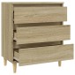 vidaXL Συρταριέρα Sonoma Δρυς 60x35x70 εκ. Επεξεργασμένο Ξύλο