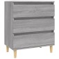 vidaXL Ντουλάπι Γκρι Sonoma 60x35x70 εκ. από Επεξεργασμένο Ξύλο