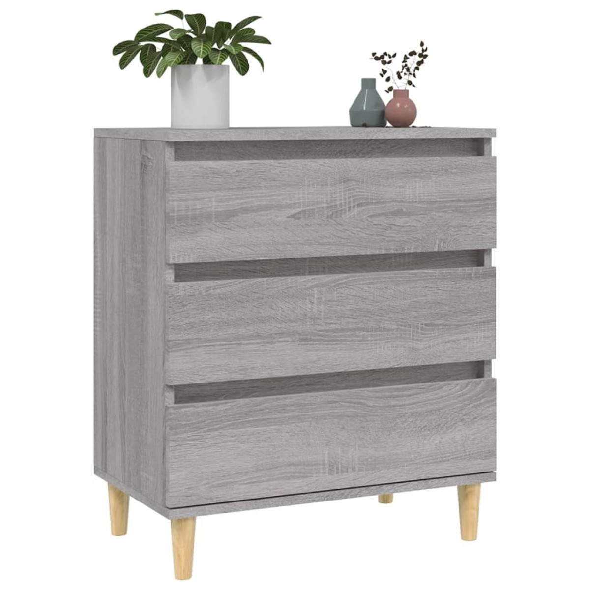vidaXL Ντουλάπι Γκρι Sonoma 60x35x70 εκ. από Επεξεργασμένο Ξύλο