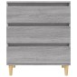 vidaXL Ντουλάπι Γκρι Sonoma 60x35x70 εκ. από Επεξεργασμένο Ξύλο