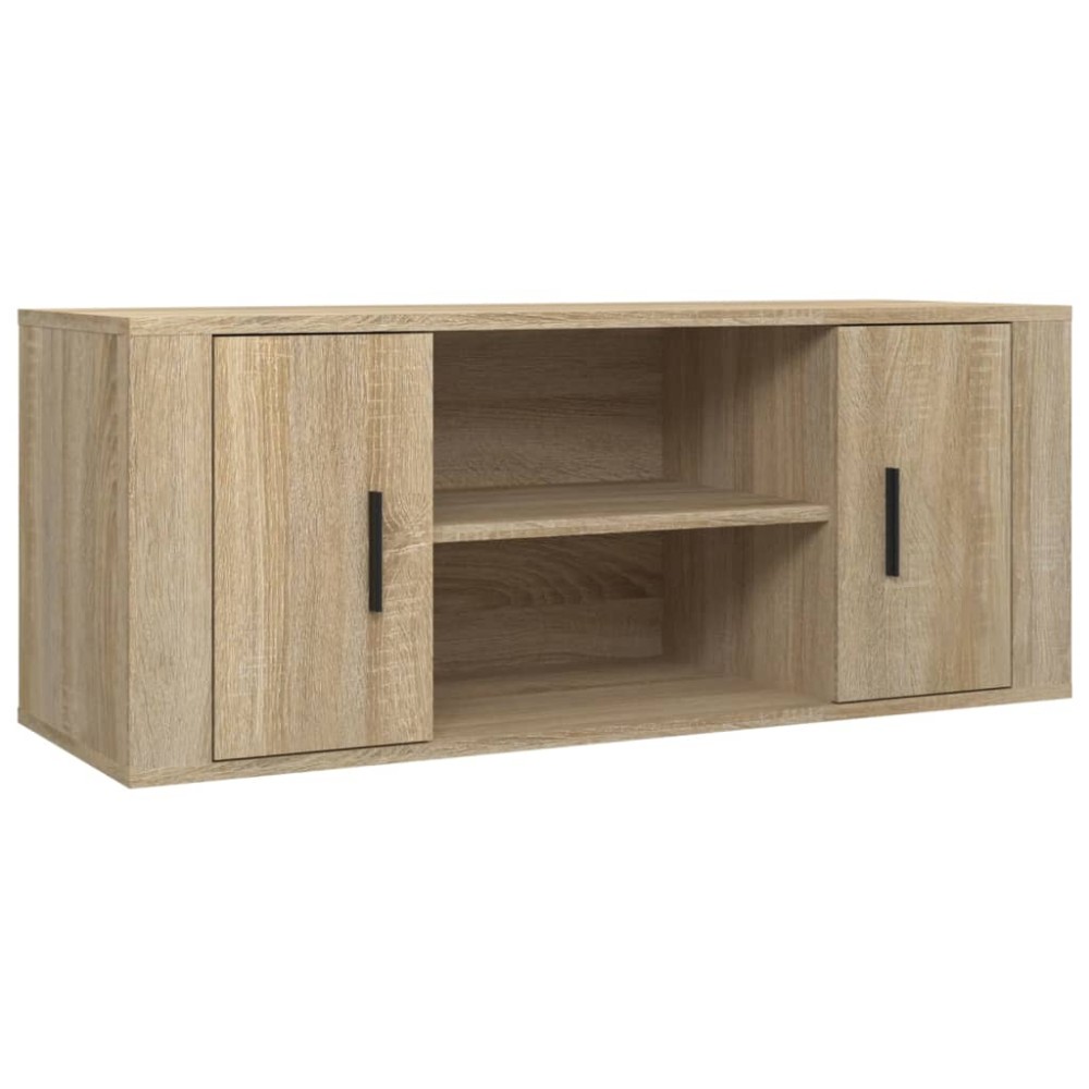 vidaXL Έπιπλο Τηλεόρασης Sonoma Δρυς 100x35x40 εκ. Επεξ. Ξύλο
