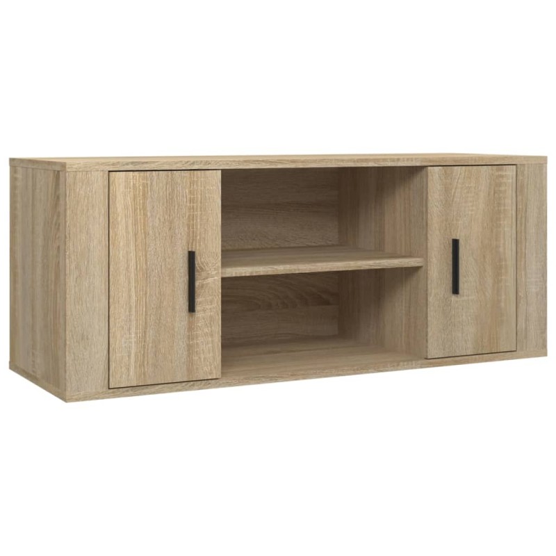 vidaXL Έπιπλο Τηλεόρασης Sonoma Δρυς 100x35x40 εκ. Επεξ. Ξύλο