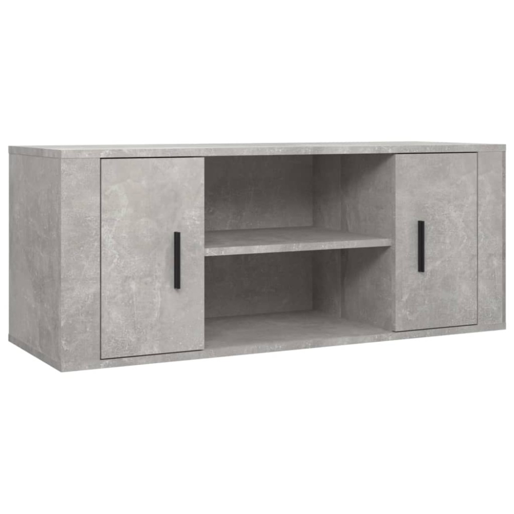 vidaXL Έπιπλο Τηλεόρασης Γκρι Σκυρ. 100x35x40 εκ. Επεξ. Ξύλο