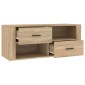 vidaXL Έπιπλο Τηλεόρασης Sonoma Δρυς 100x35x40 εκ. Επεξ. Ξύλο
