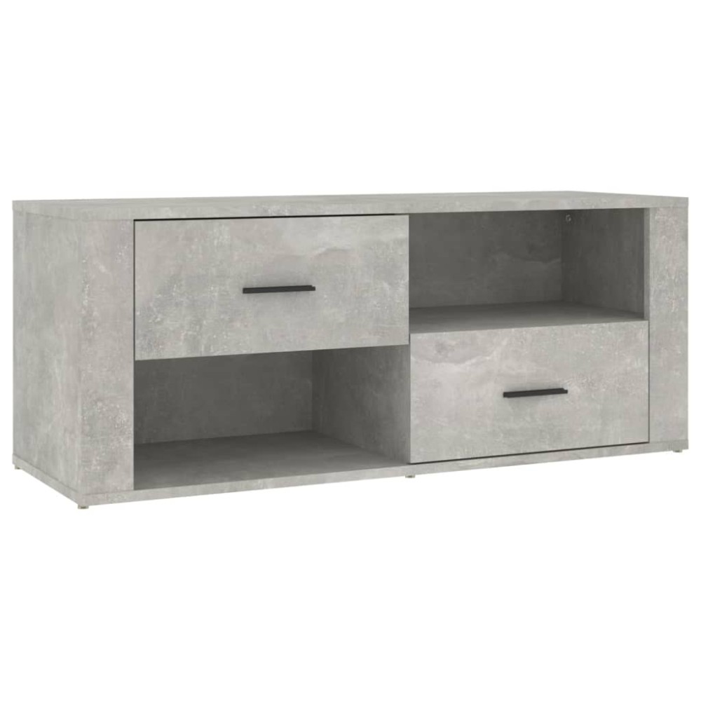 vidaXL Έπιπλο Τηλεόρασης Γκρι Σκυρ. 100x35x40 εκ. Επεξ. Ξύλο