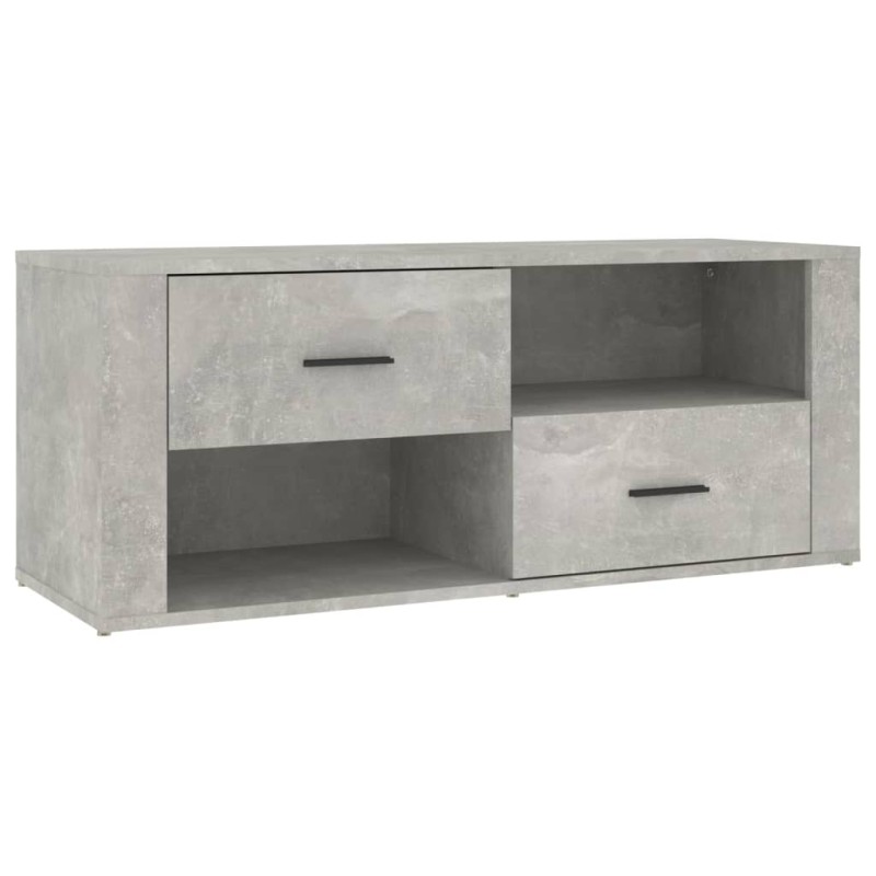 vidaXL Έπιπλο Τηλεόρασης Γκρι Σκυρ. 100x35x40 εκ. Επεξ. Ξύλο