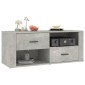 vidaXL Έπιπλο Τηλεόρασης Γκρι Σκυρ. 100x35x40 εκ. Επεξ. Ξύλο