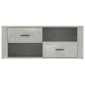 vidaXL Έπιπλο Τηλεόρασης Γκρι Σκυρ. 100x35x40 εκ. Επεξ. Ξύλο