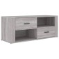 vidaXL Έπιπλο Τηλεόρασης Γκρι Sonoma 100x35x40 εκ. από Επεξεργ. Ξύλο