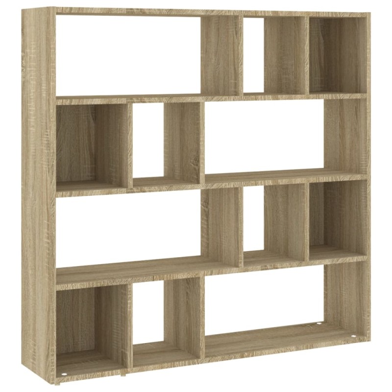vidaXL Βιβλιοθήκη/Διαχωριστικό Χώρου Sonoma Δρυς 105 x 24 x 102 εκ.