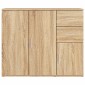 vidaXL Συρταριέρα Sonoma Δρυς 91x29,5x75 εκ. Επεξεργασμένο Ξύλο