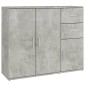 vidaXL Ντουλάπι Γκρι Σκυροδέματος 91x29,5x75 εκ. Επεξεργασμένο Ξύλο