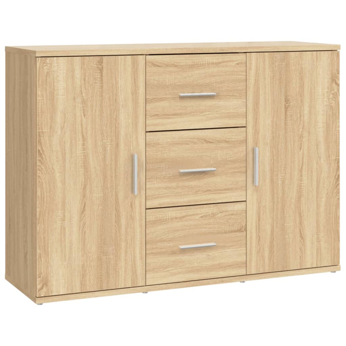 vidaXL Μπουφές Sonoma Δρυς 91x29,5x65 εκ. από Επεξεργασμένο Ξύλο