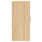 vidaXL Μπουφές Sonoma Δρυς 91x29,5x65 εκ. από Επεξεργασμένο Ξύλο
