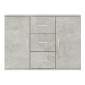 vidaXL Ντουλάπι Γκρι Σκυροδέματος 91x29,5x65 εκ. Επεξεργασμένο Ξύλο
