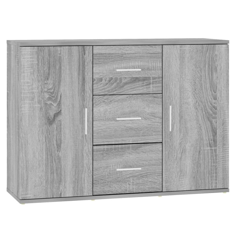 vidaXL Ντουλάπι Γκρι Sonoma 91 x 29,5 x 65 εκ. από Επεξεργασμένο Ξύλο