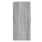 vidaXL Ντουλάπι Γκρι Sonoma 91 x 29,5 x 65 εκ. από Επεξεργασμένο Ξύλο