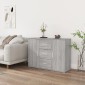 vidaXL Ντουλάπι Γκρι Sonoma 91 x 29,5 x 65 εκ. από Επεξεργασμένο Ξύλο
