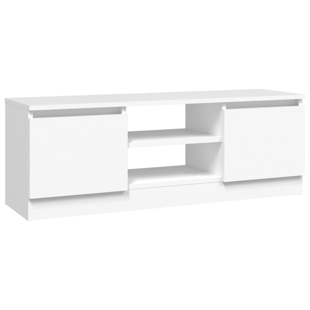 vidaXL Έπιπλο Τηλεόρασης με Πόρτα Λευκό 102 x 30 x 36 εκ.