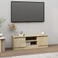 vidaXL Έπιπλο Τηλεόρασης με Πόρτα Sonoma Δρυς 102 x 30 x 36 εκ.