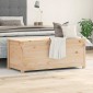 vidaXL Κουτί Αποθήκευσης 110 x 50 x 45,5 εκ από Μασίφ Ξύλο Πεύκου