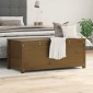 vidaXL Κουτί Αποθήκευσης Καφέ Μελί 110x50x45,5εκ από Μασίφ Ξύλο Πεύκου