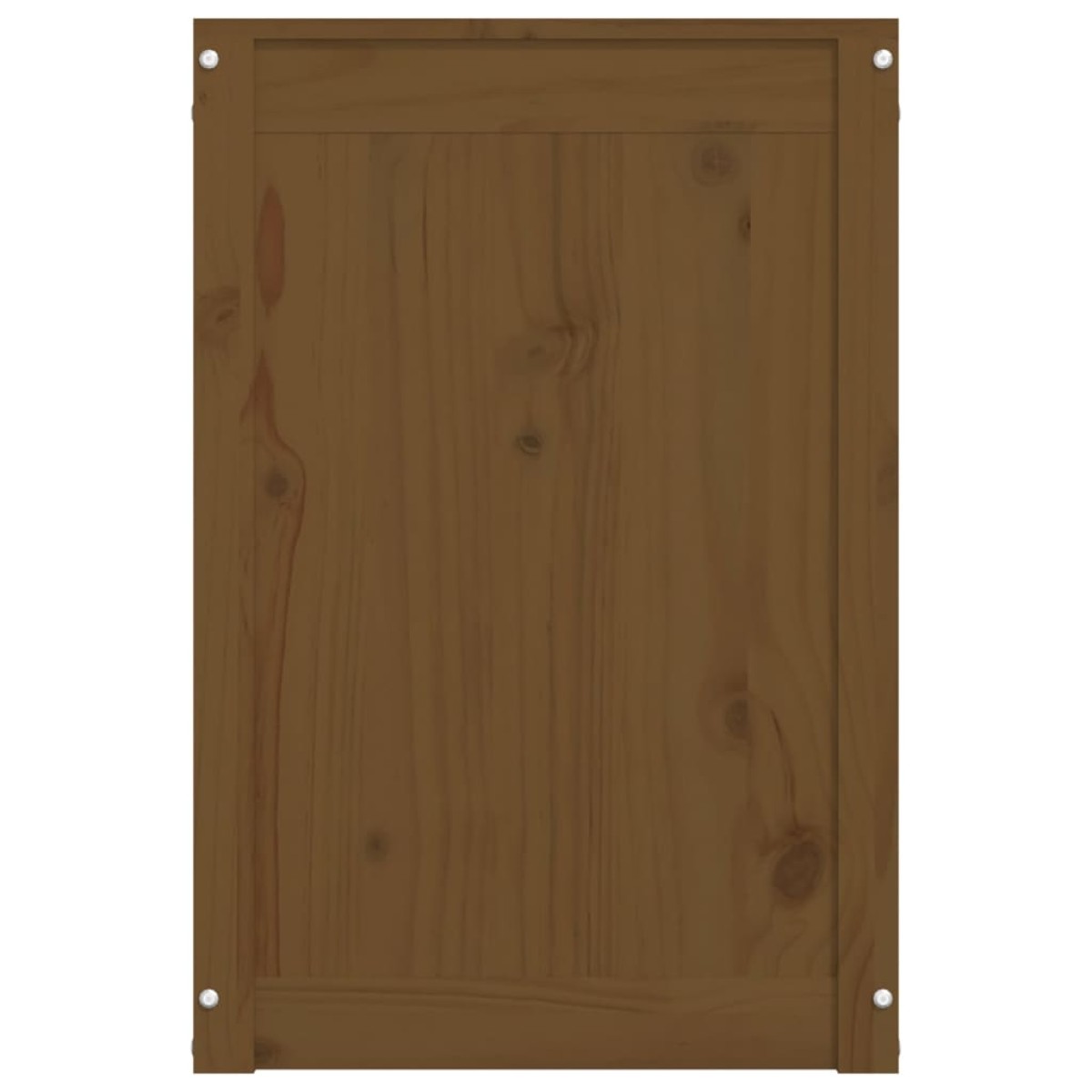 vidaXL Καλάθι Ρούχων Καφέ μελί 88,5x44x66 εκ από Μασίφ Ξύλο Πεύκου