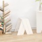vidaXL Σκαμπό 2 Τεμ. Λευκή 40x40x45 εκ. από Μασίφ Ξύλο Πεύκου