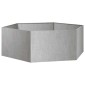 vidaXL Ζαρντινιέρα Σκουρ. 138 x 120 x 45εκ. Ατσάλι Σκληρυθέν στον Αέρα