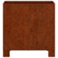 vidaXL Ζαρντινιέρα με Πόδια Σκουριασμ. 32x30x33 εκ. Ατσάλι από Κορτέν