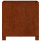 vidaXL Ζαρντινιέρα με Πόδια Σκουριασμ. 42x30x43 εκ. Ατσάλι από Κορτέν