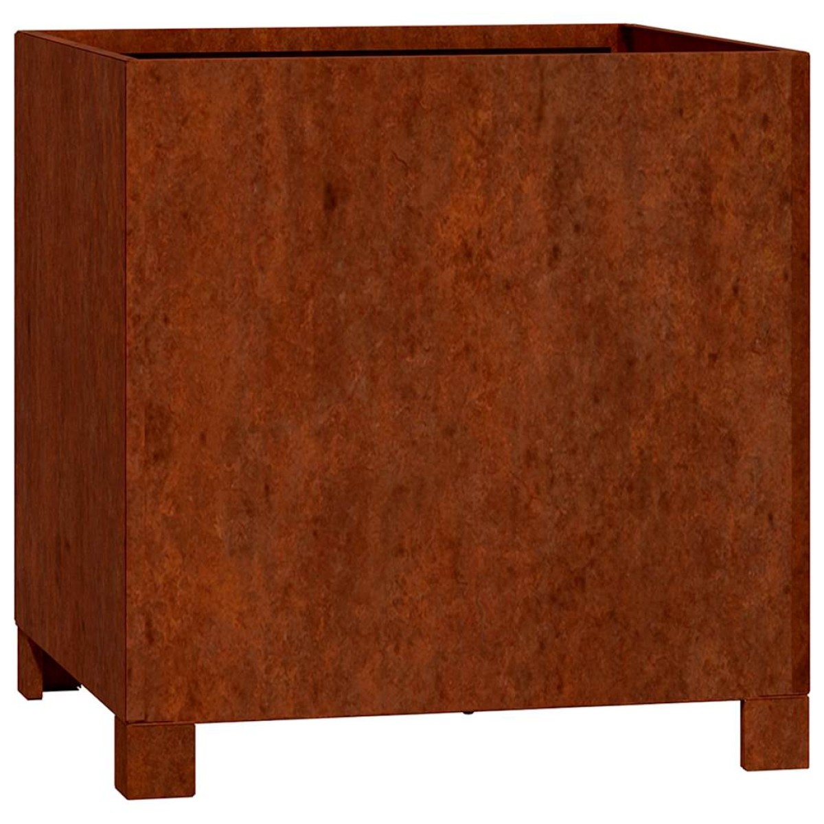 vidaXL Ζαρντινιέρα με Πόδια Σκουριασμ. 42x30x43 εκ. Ατσάλι από Κορτέν