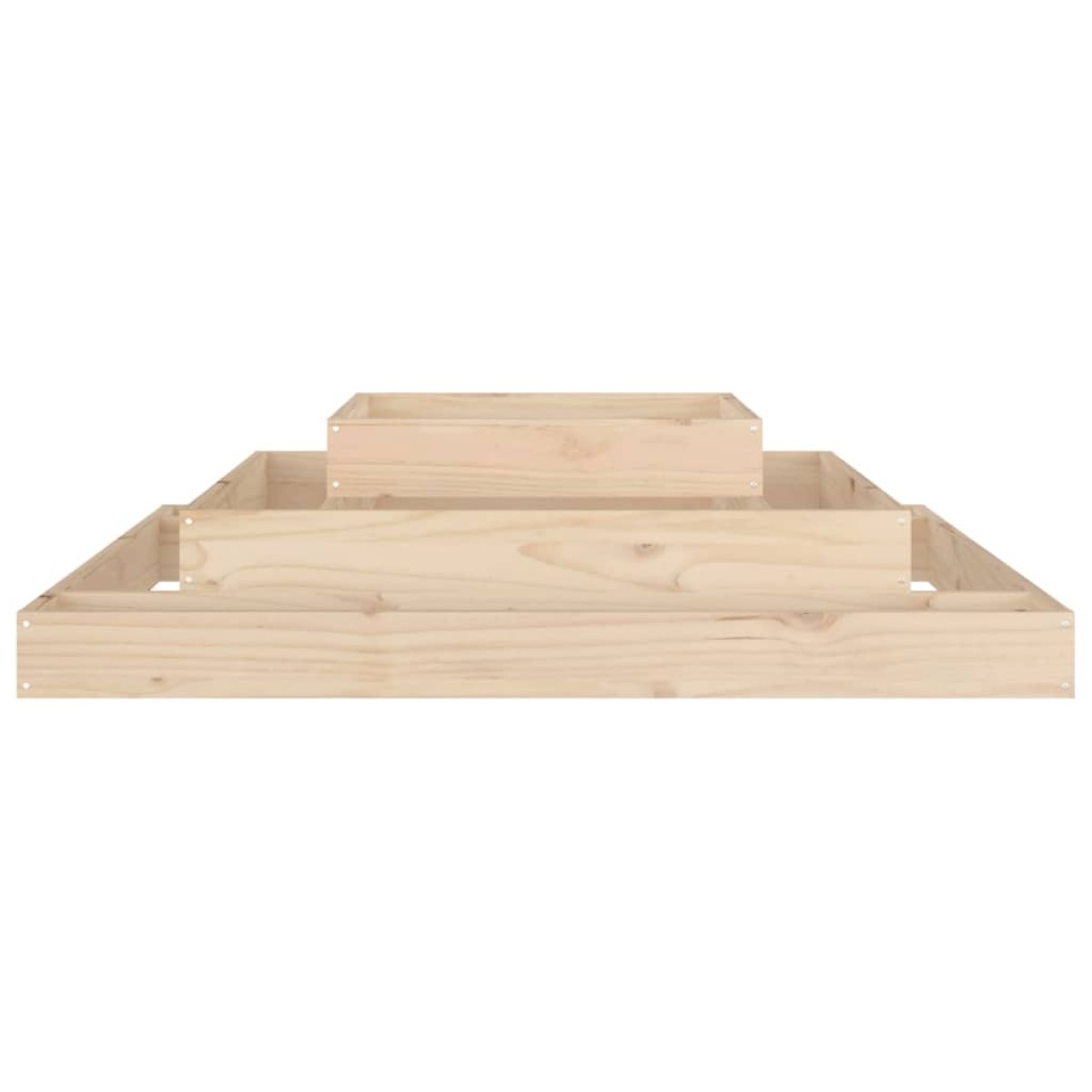 vidaXL Ζαρντινιέρα 110 x 110 x 27 εκ. από Μασίφ Ξύλο Πεύκου
