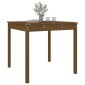 vidaXL Τραπέζι Κήπου Μελί 82,5 x 82,5 x 76 εκ. από Μασίφ Ξύλο Πεύκου