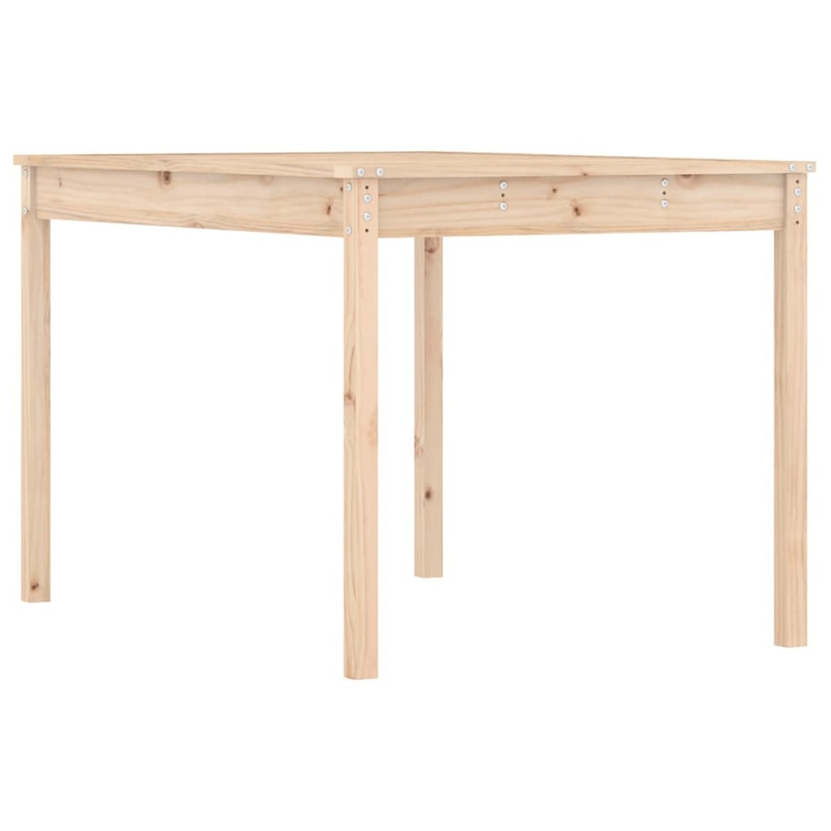 vidaXL Τραπέζι Κήπου 121 x 82,5 x 76 εκ. από Μασίφ Ξύλο Πεύκου