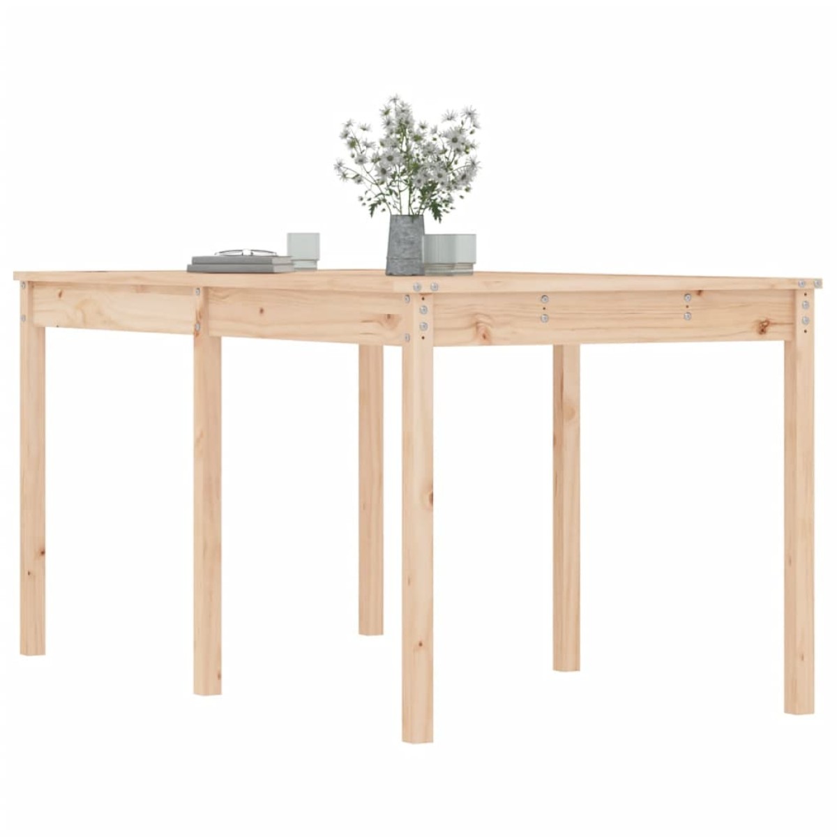 vidaXL Τραπέζι Κήπου 159 x 82,5 x 76 εκ. από Μασίφ Ξύλο Πεύκου