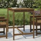 vidaXL Τραπέζι Κήπου Μελί 121x82,5x110 εκ. από Μασίφ Ξύλο Πεύκου