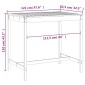 vidaXL Τραπέζι Κήπου 121x82,5x110 εκ. από Μασίφ Ξύλο Ψευδοτσούγκας